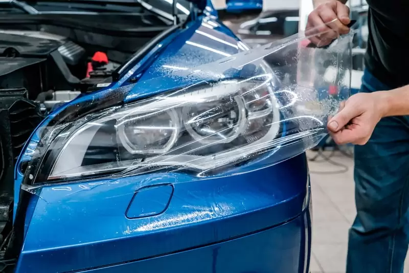 okleika-far-minsk оклейка фар пленкой